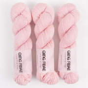 Qing Fibre DASHING SASSY - STRAWBERRY Merino wool Fingering pink Yarn