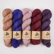 Mominoki Yarn NASU BLUE Merino wool Polyamide Fingering Quick Kits