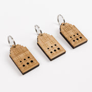 Stephen & Penelope Notions SMALL AMSTERDAM HOUSE NEEDLE GAUGE Tools