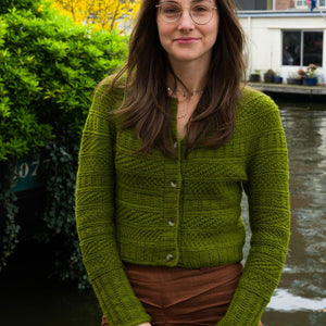 DUSTLAND CARDIGAN - AQUAMARINE