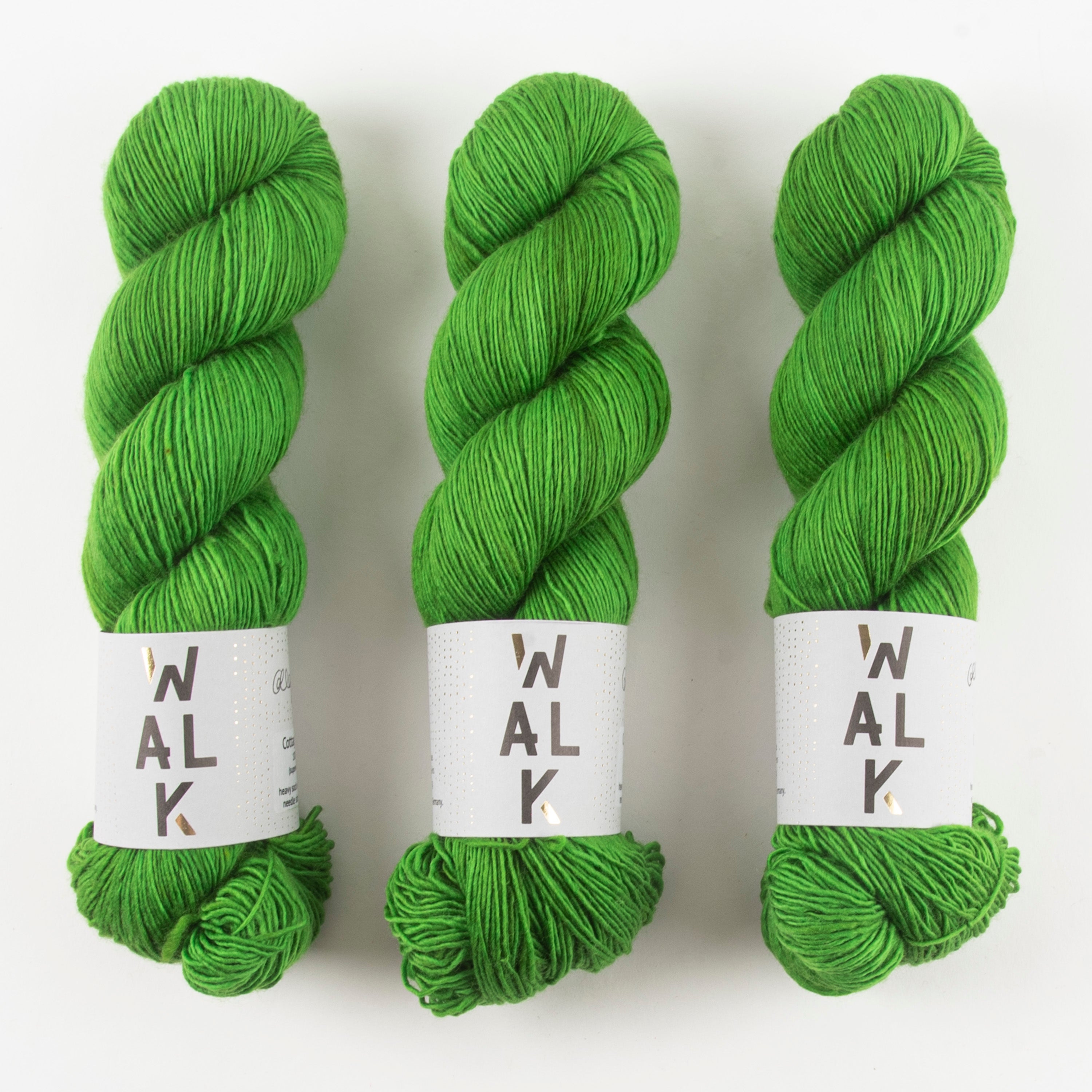 WALK Collection COTTAGE MERINO - COLLEGE GREEN Merino wool Fingering green Yarn