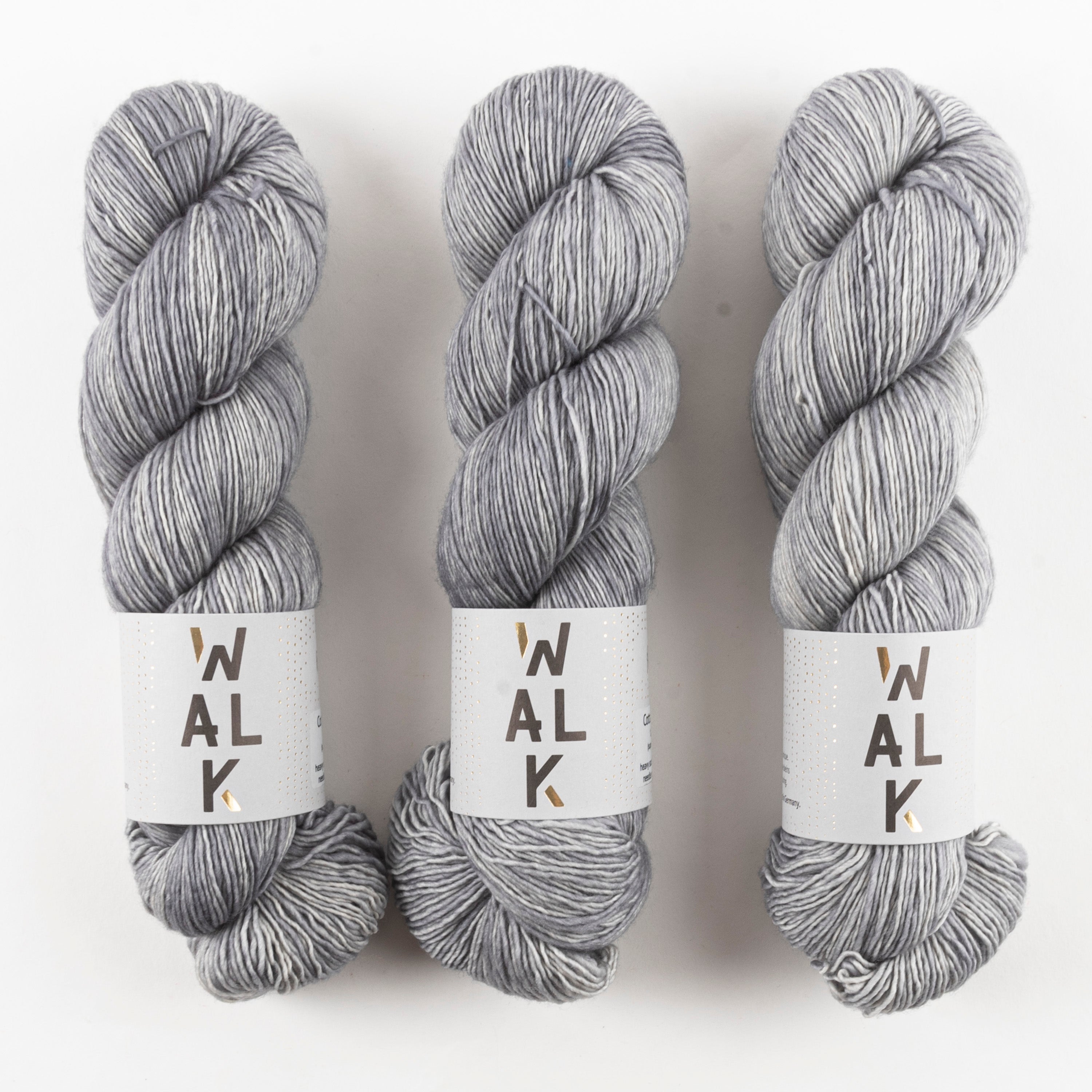 WALK Collection COTTAGE MERINO - PEBBLES Merino wool Fingering grey Yarn