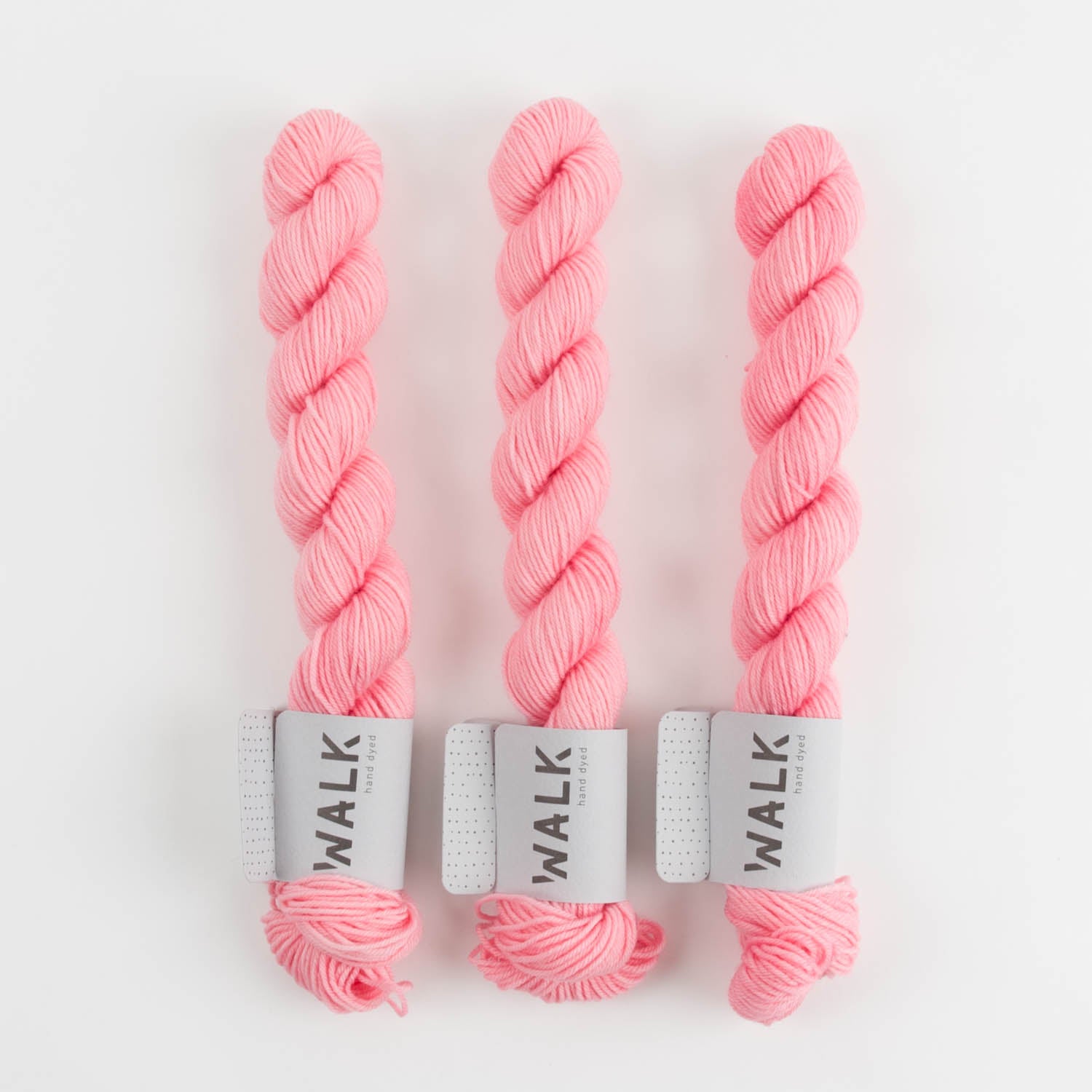 WALK Collection TOUGH SOCK MINI - PINK PEACH Merino wool Nylon Fingering pink Yarn