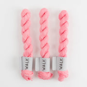 WALK Collection TOUGH SOCK MINI - PINK PEACH Merino wool Nylon Fingering pink Yarn