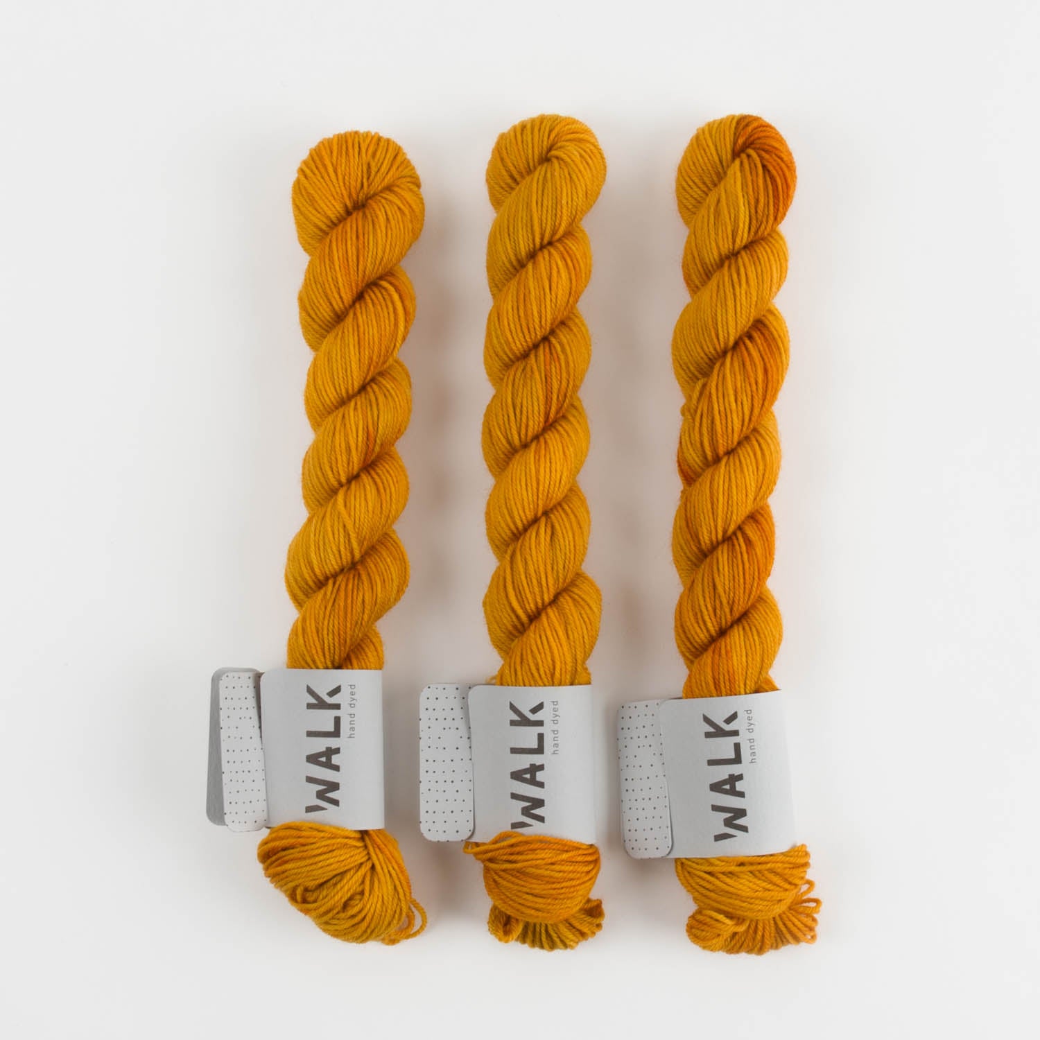 WALK Collection TOUGH SOCK MINI - PUMPKIN Merino wool Nylon Fingering orange Yarn