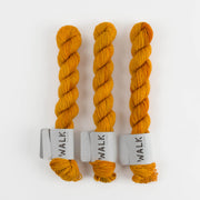 WALK Collection TOUGH SOCK MINI - PUMPKIN Merino wool Nylon Fingering orange Yarn