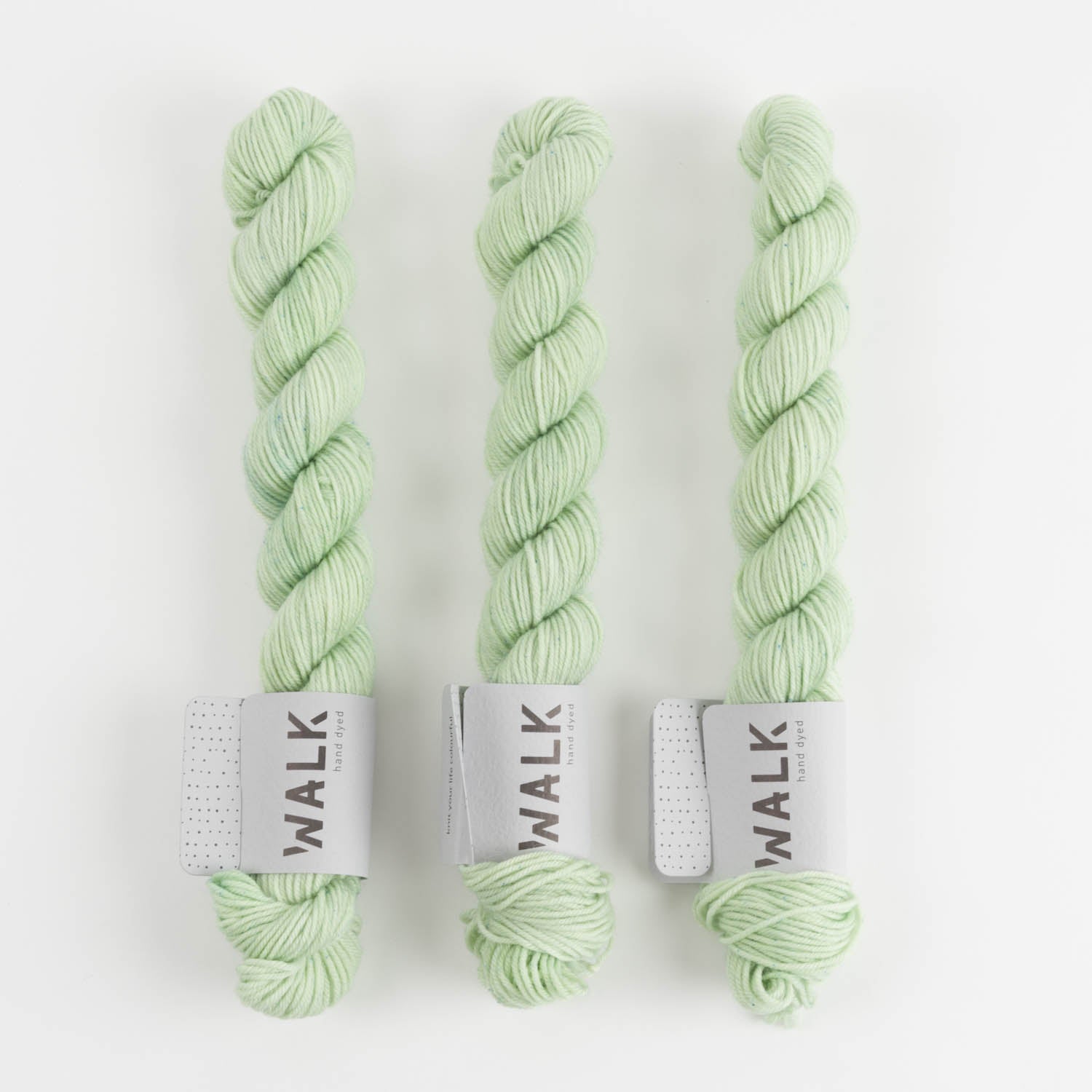 WALK Collection TOUGH SOCK MINI - FERN Merino wool Nylon Fingering green Yarn