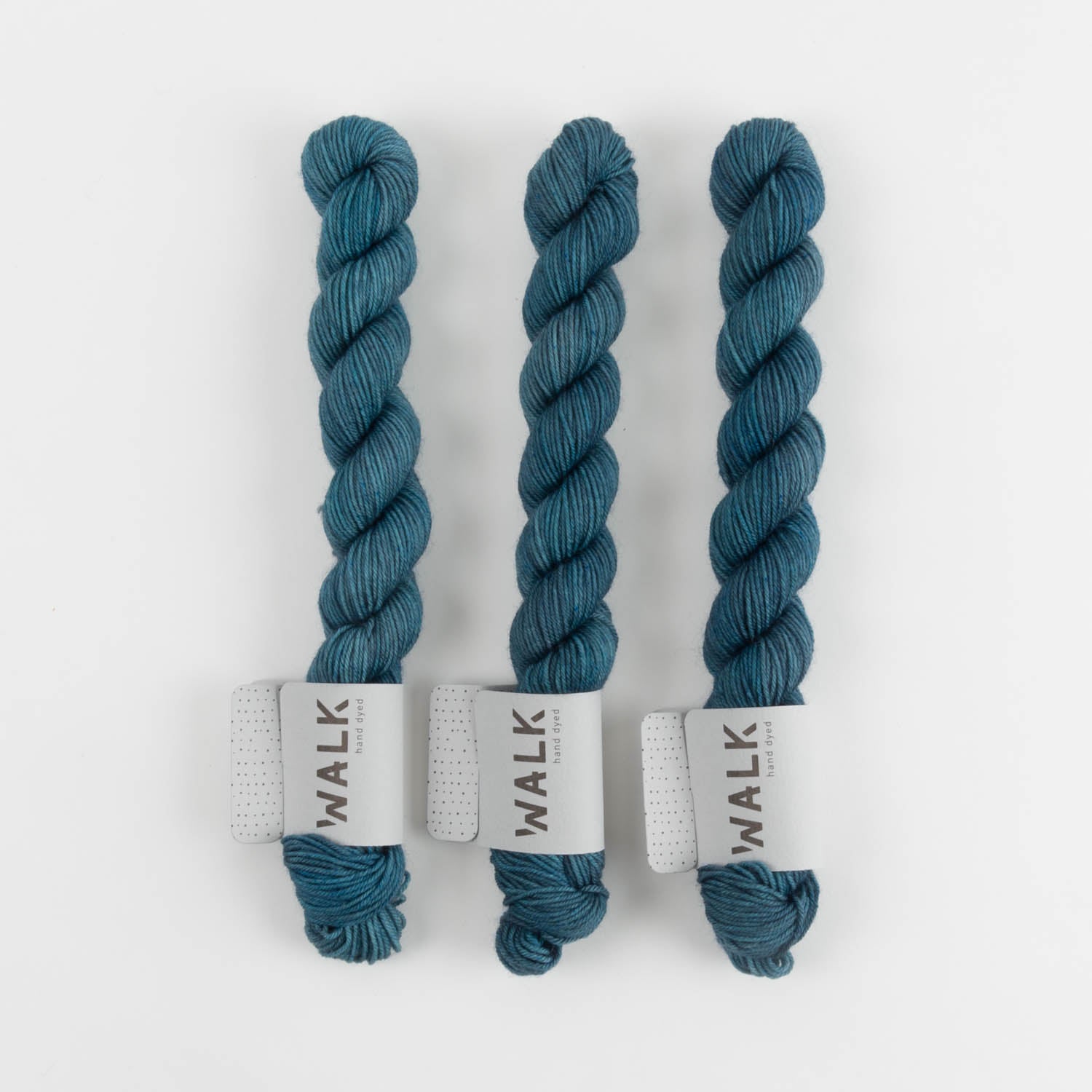 WALK Collection TOUGH SOCK MINI - LEADEN SKY Merino wool Nylon Fingering blue Yarn