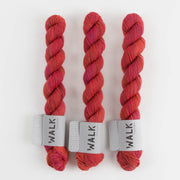 WALK Collection TOUGH SOCK MINI - OXBLOOD red Yarn