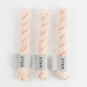 WALK Collection TOUGH SOCK MINI - OYSTER Merino wool Nylon Fingering pink peach Yarn