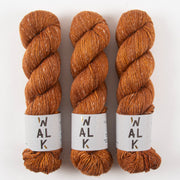 WALK Collection MERLINO - HAZELNUT Merino wool Linen Fingering brown Yarn