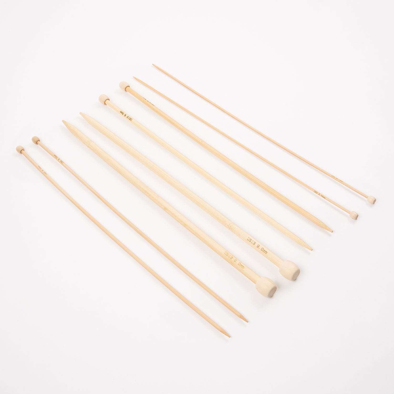 Stephen & Penelope Notions BAMBOO STRAIGHT NEEDLES Needles & Hooks