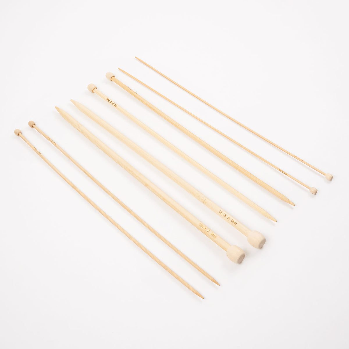BAMBOO STRAIGHT NEEDLES