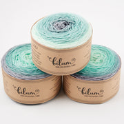 Bilum LOLI - 13 ÁRON Merino wool Fingering blue Yarn