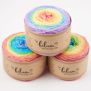 Bilum LOLI - 17 HELKA Merino wool Fingering rainbow Yarn