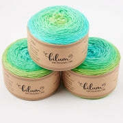 Bilum LOLI - 27 ZOLI Merino wool Fingering turquoise neon Yarn