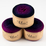 Bilum LOLI - 311 JUNIPER Merino wool Fingering purple multicolour Yarn