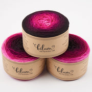Bilum LOLI - 32 MARIKA Merino wool Fingering pink multicolor Yarn