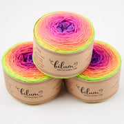 Bilum LOLI - 37 IZABELLA Merino wool Fingering neon multicolour Yarn