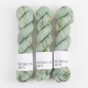 Birdstreet Yarn BIRDSTREET BFL - KELP BFL Wool Blue Faced Leicester Nylon Fingering green Yarn