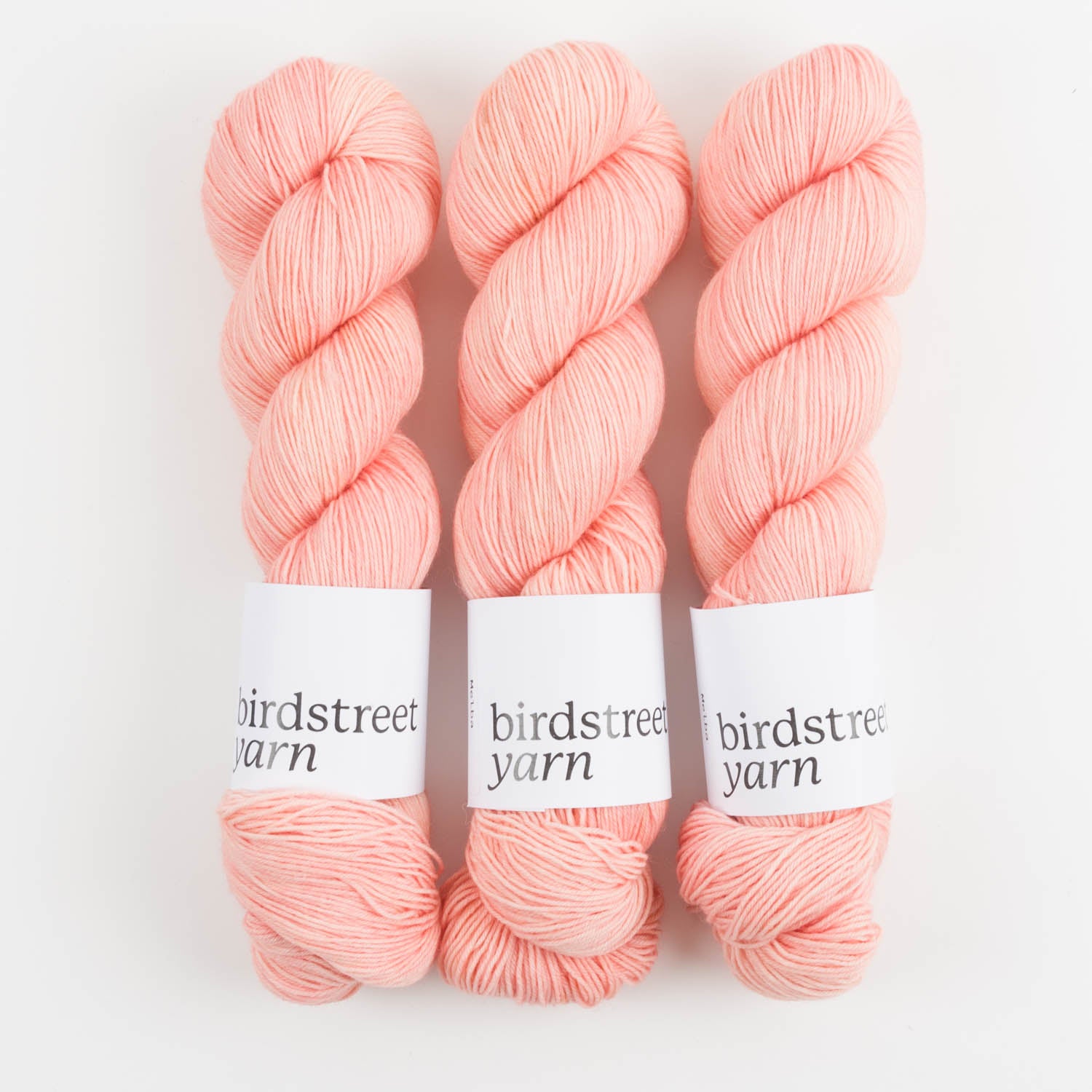 Birdstreet Yarn BIRDSTREET BFL - MELBA BFL Wool Blue Faced Leicester Nylon Fingering pink Yarn