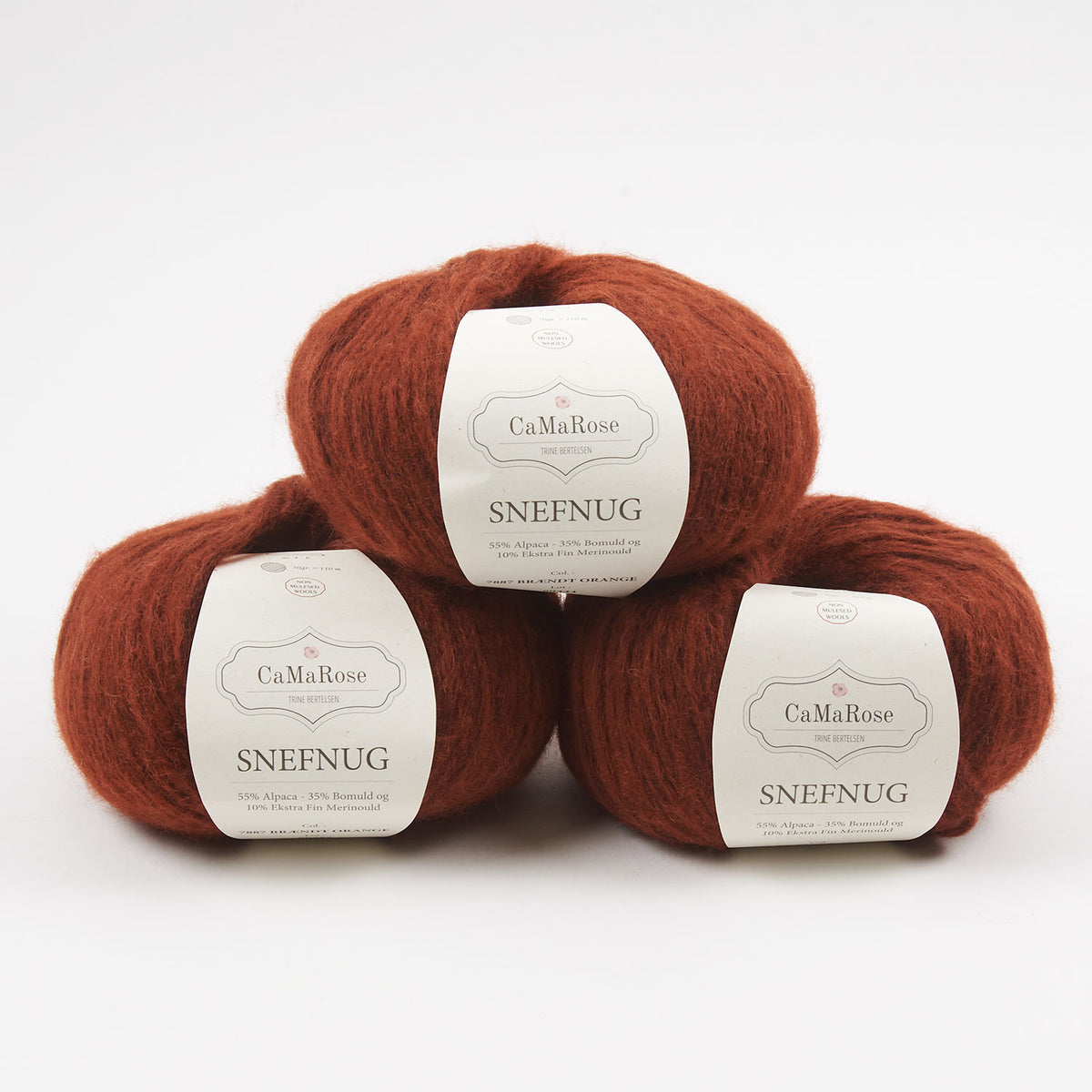 SNEFNUG - BRÆNDT ORANGE