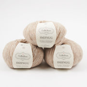 CaMaRose SNEFNUG - GRÅ BEIGE Alpaca Cotton Merino wool Aran beige Yarn