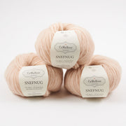 CaMaRose SNEFNUG - LYS PUDDER Alpaca Cotton Merino wool Aran peach Yarn