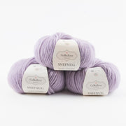CaMaRose SNEFNUG - LYSE LILLA Alpaca Cotton Merino wool Aran purple Yarn