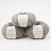 CaMaRose SNEFNUG NATUR - GRÅ Alpaca Cotton Merino wool Aran grey Yarn