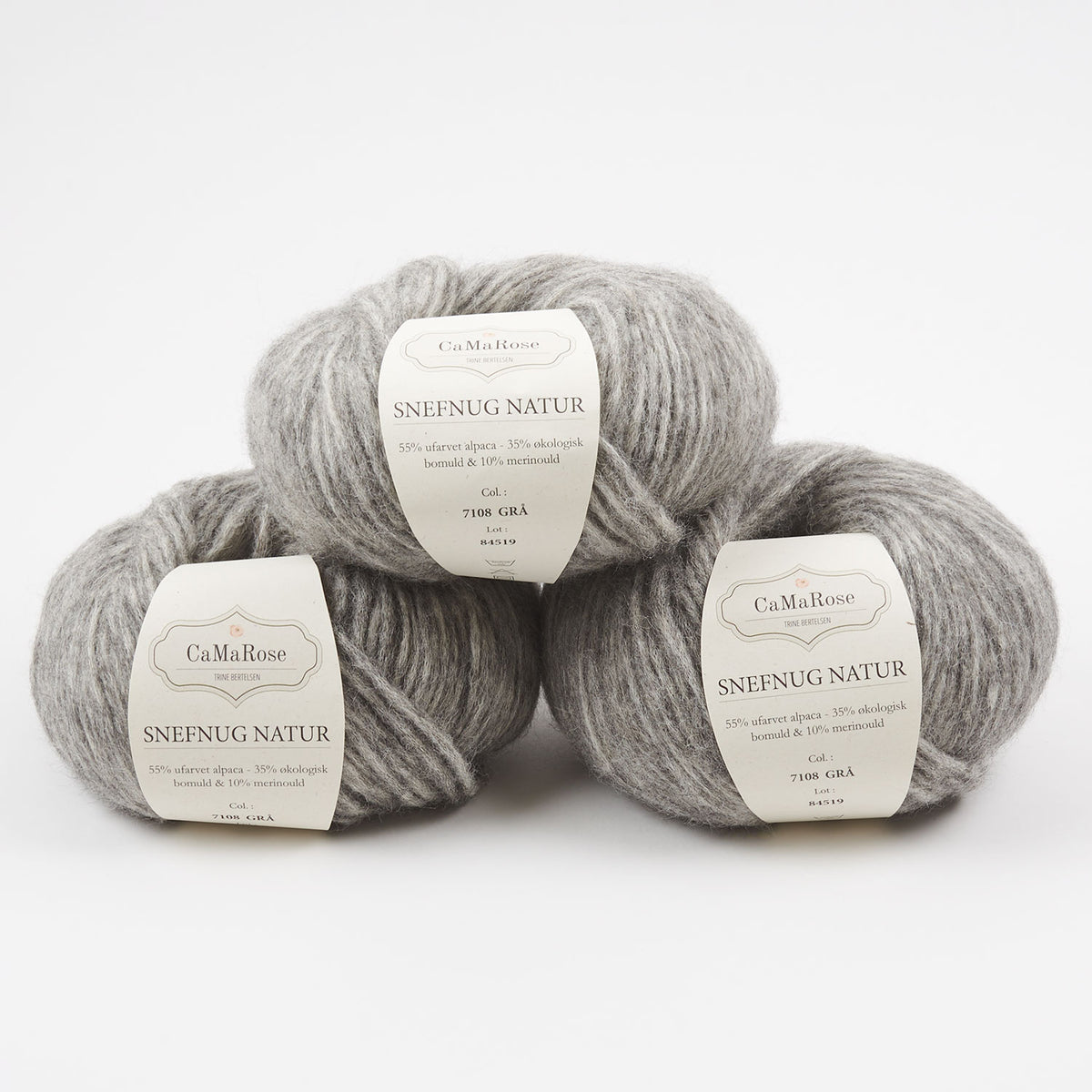 SNEFNUG NATUR - GRÅ