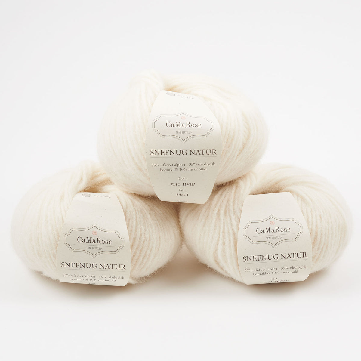 SNEFNUG NATUR - HVID