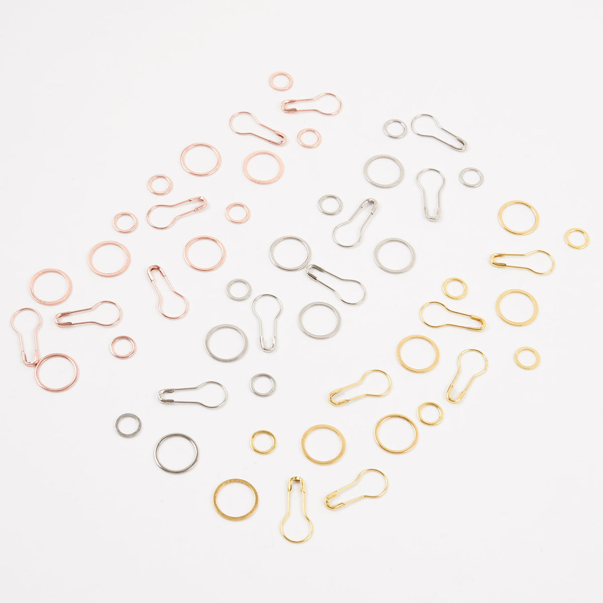 Precious Metal Stitch Markers
