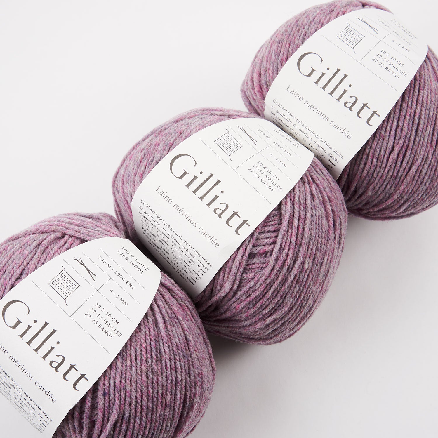 De Rerum Natura GILLIATT - BRUYÈRE Merino wool Worsted purple Yarn
