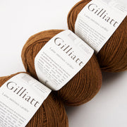 De Rerum Natura GILLIATT - CARAMEL Merino wool Worsted brown Yarn