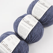 De Rerum Natura GILLIATT - L'HEURE BLEUE Merino wool Worsted blue Yarn