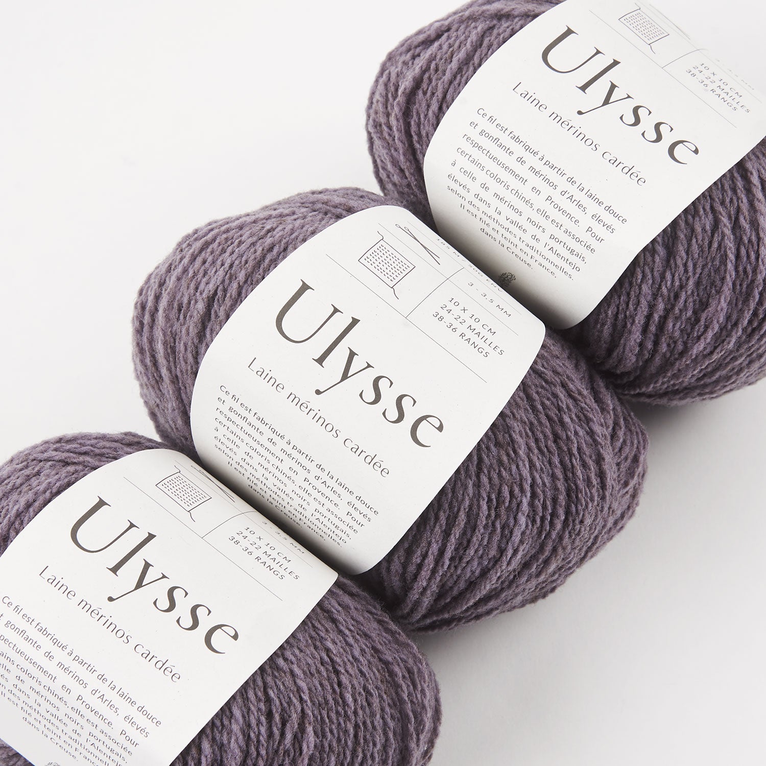 De Rerum Natura ULYSSE - ASTER Merino wool Sport purple Yarn