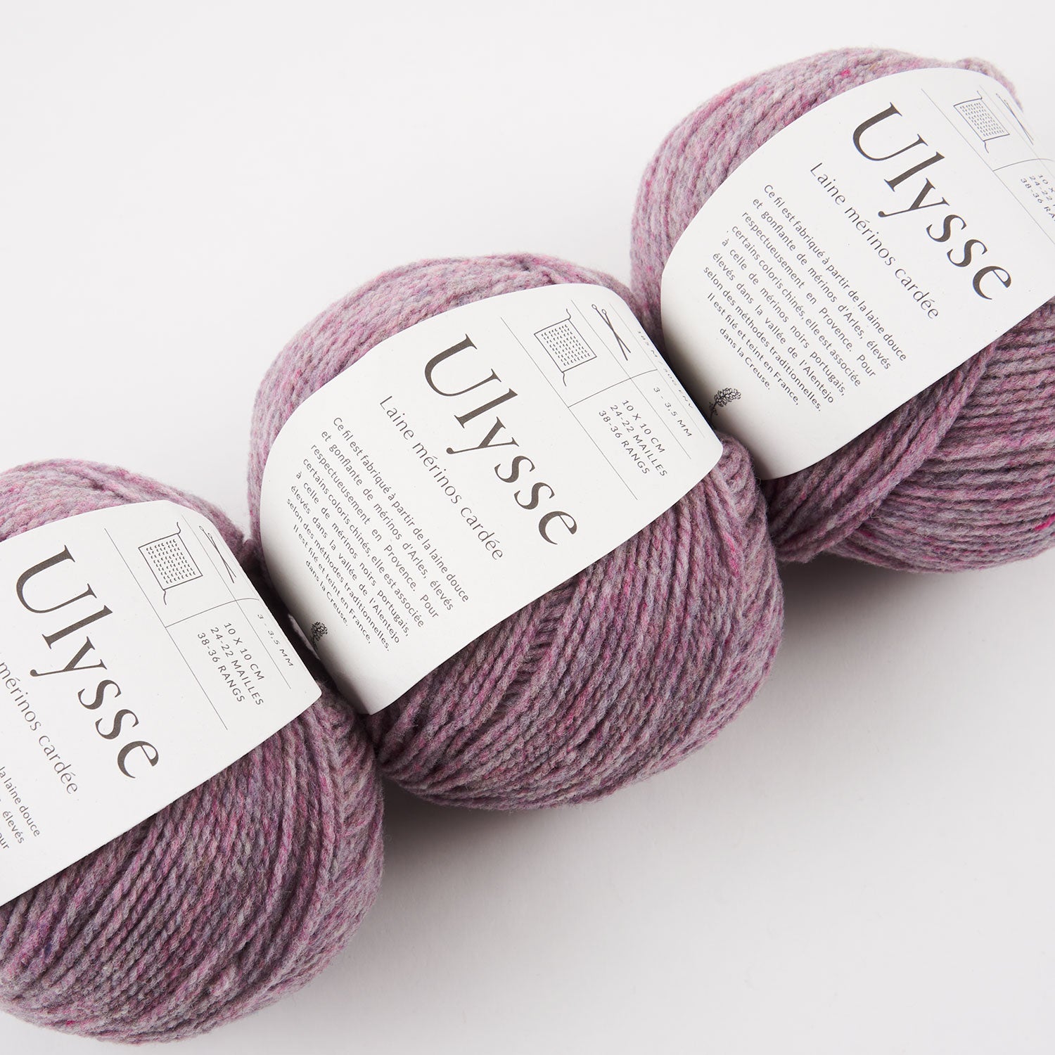 De Rerum Natura ULYSSE - BRUYÈRE Merino wool Sport purple Yarn