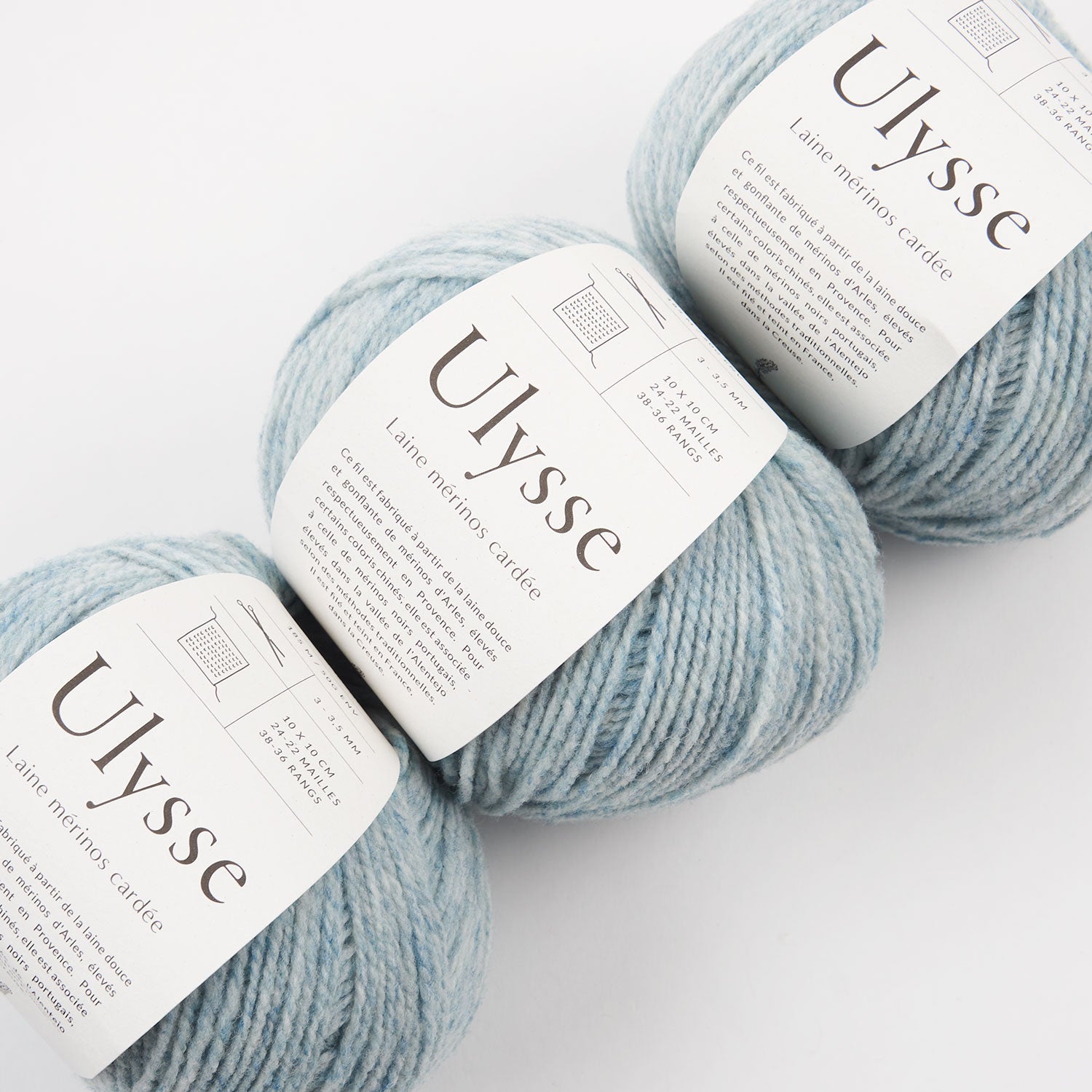 De Rerum Natura ULYSSE - CIEL Merino wool Sport blue Yarn