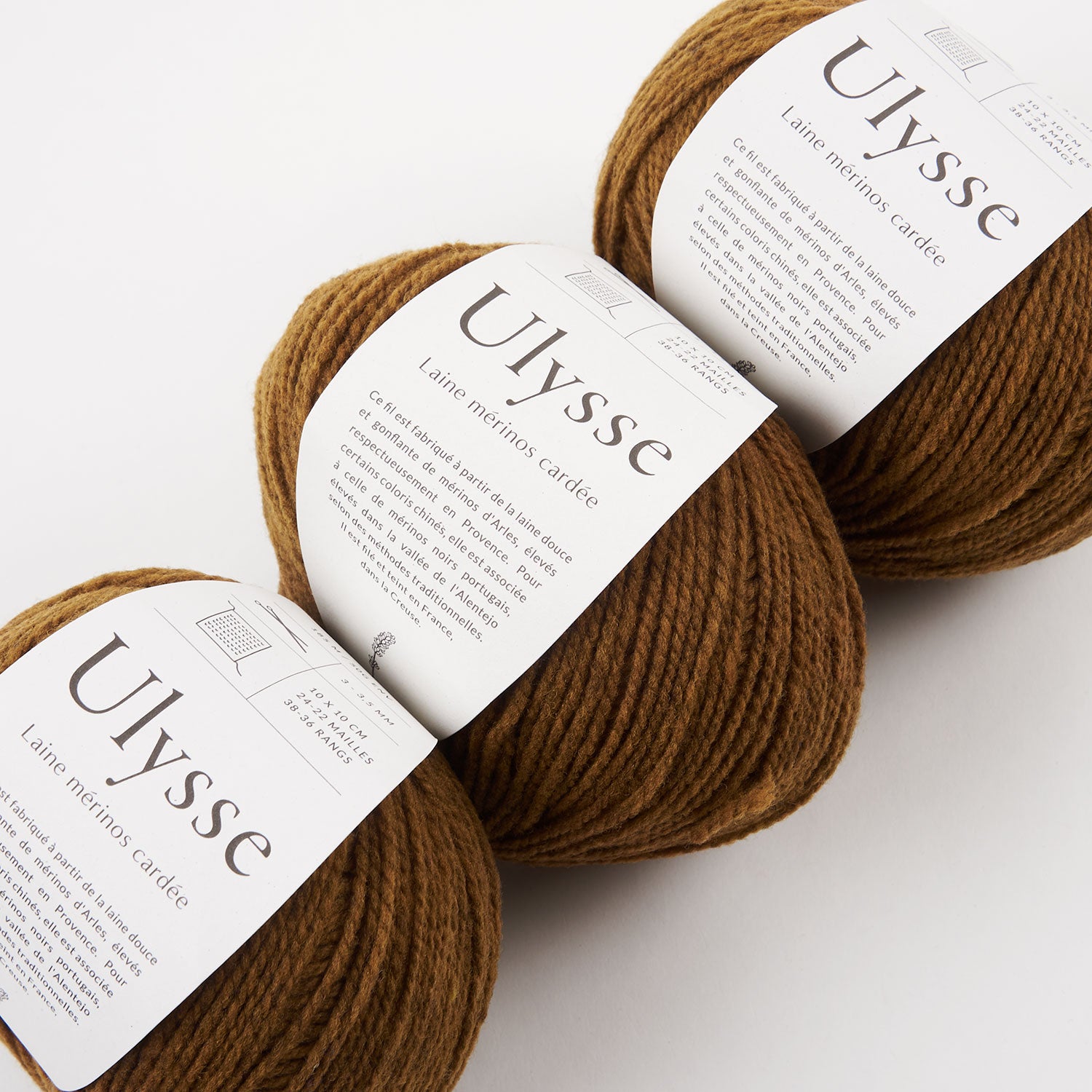 De Rerum Natura ULYSSE - DARJEELING Merino wool Sport brown Yarn