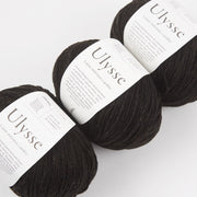 De Rerum Natura ULYSSE - EBÈNE Merino wool Sport black Yarn