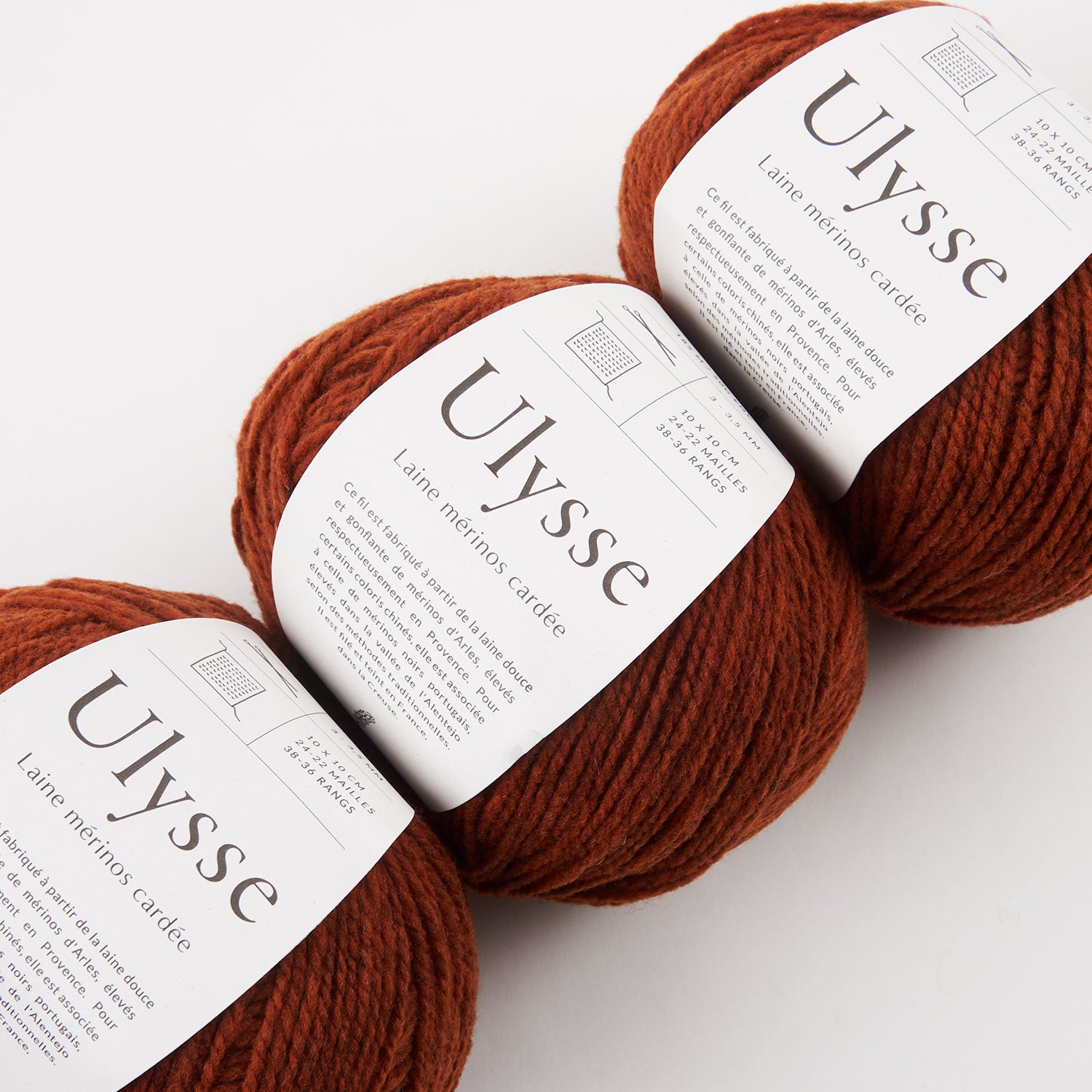 De Rerum Natura ULYSSE - ÉRABLE Merino wool Sport red Yarn