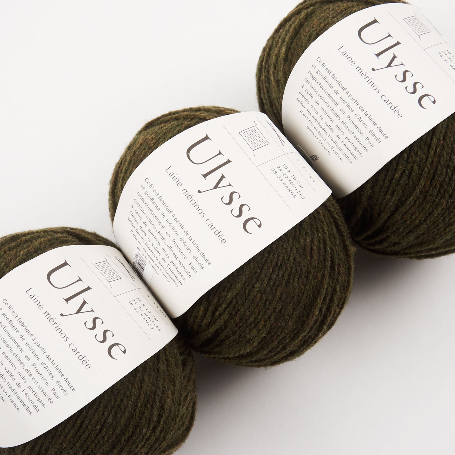 De Rerum Natura ULYSSE - FORÊT Merino wool Sport green Yarn