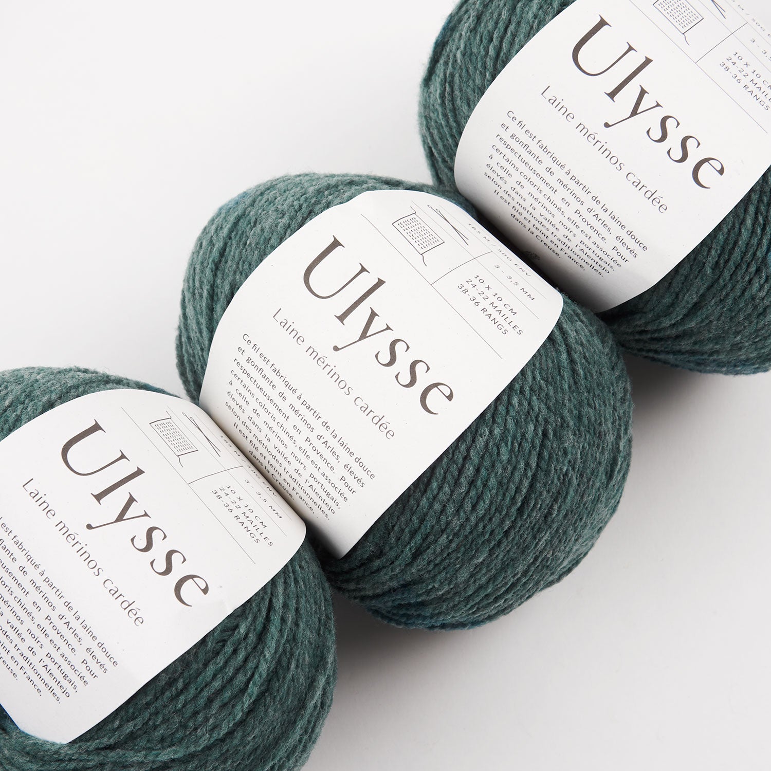 De Rerum Natura ULYSSE - IROISE Merino wool Sport green Yarn