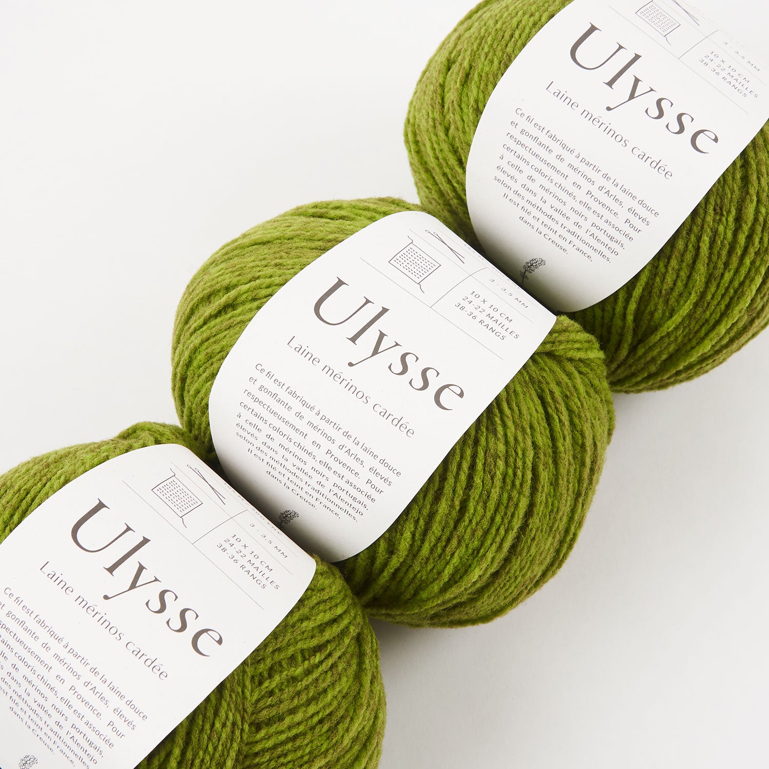 De Rerum Natura ULYSSE - PRINTEMPS Merino wool Sport green Yarn