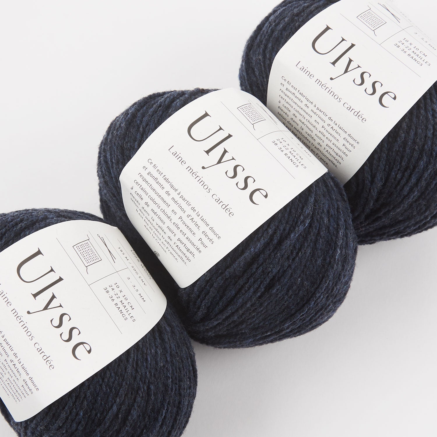 De Rerum Natura ULYSSE - TEMPÊTE Merino wool Sport blue Yarn