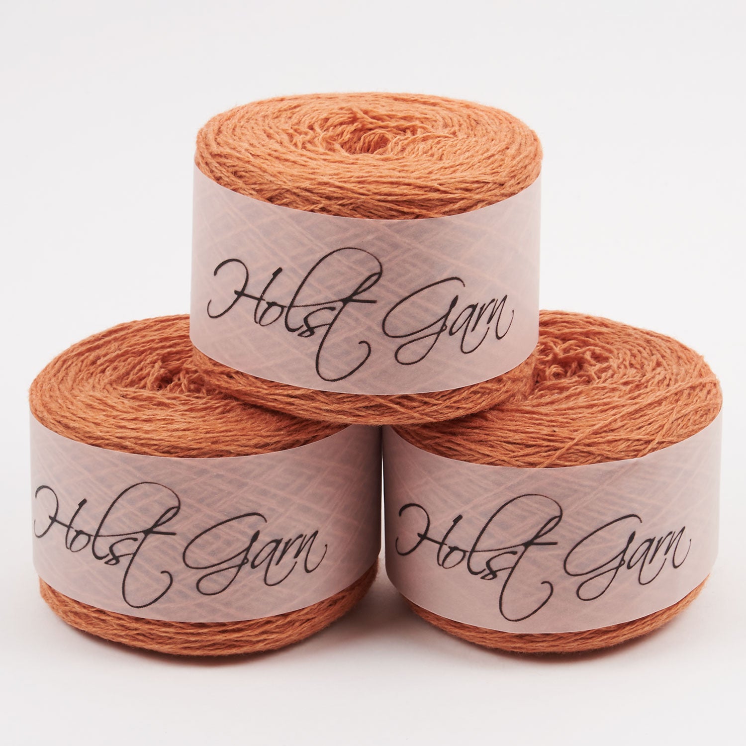 Holst Garn COAST - AMBER Lambs Wool Cotton Light Fingering orange Yarn