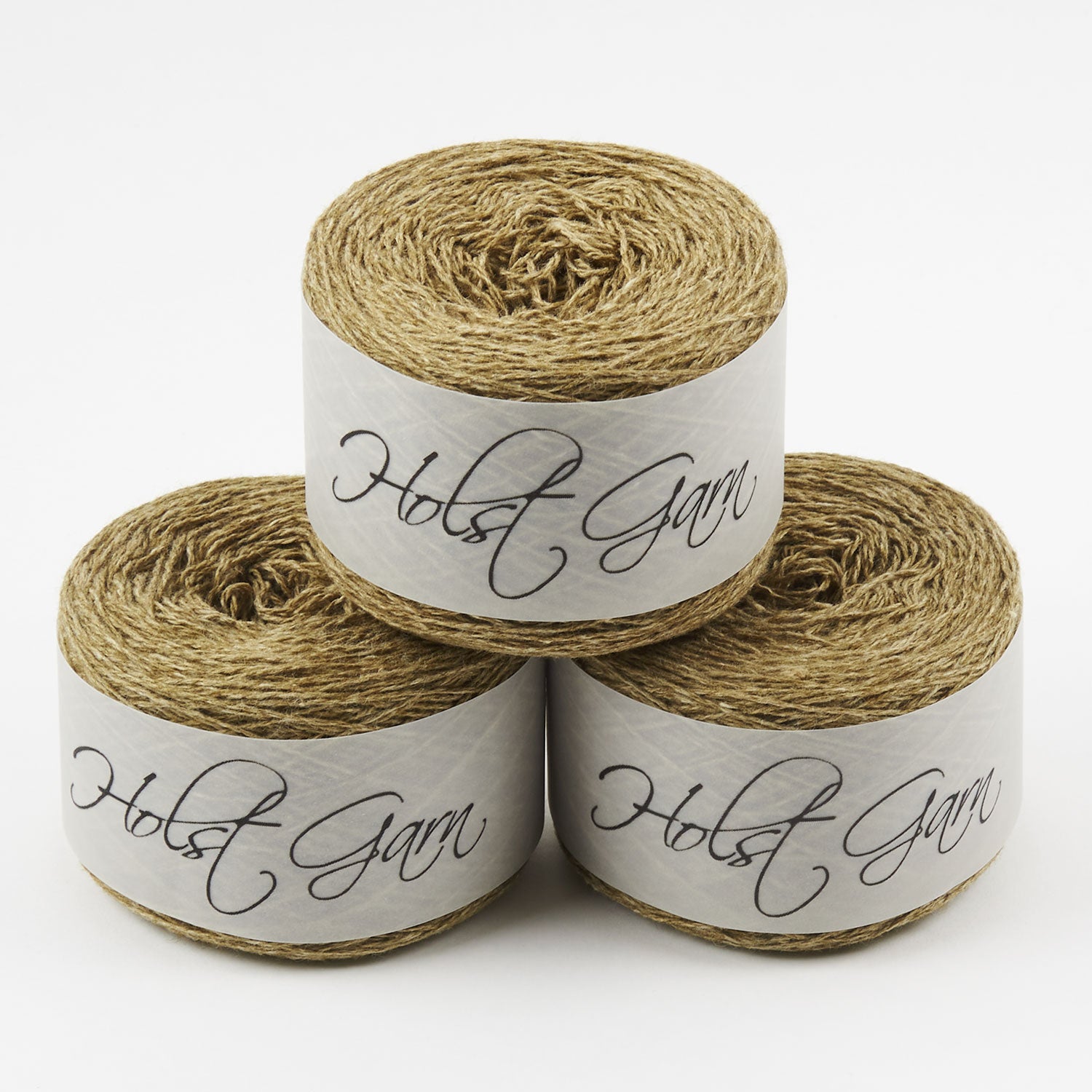 Holst Garn COAST - ASPARAGUS Lambs Wool Cotton Light Fingering green Yarn