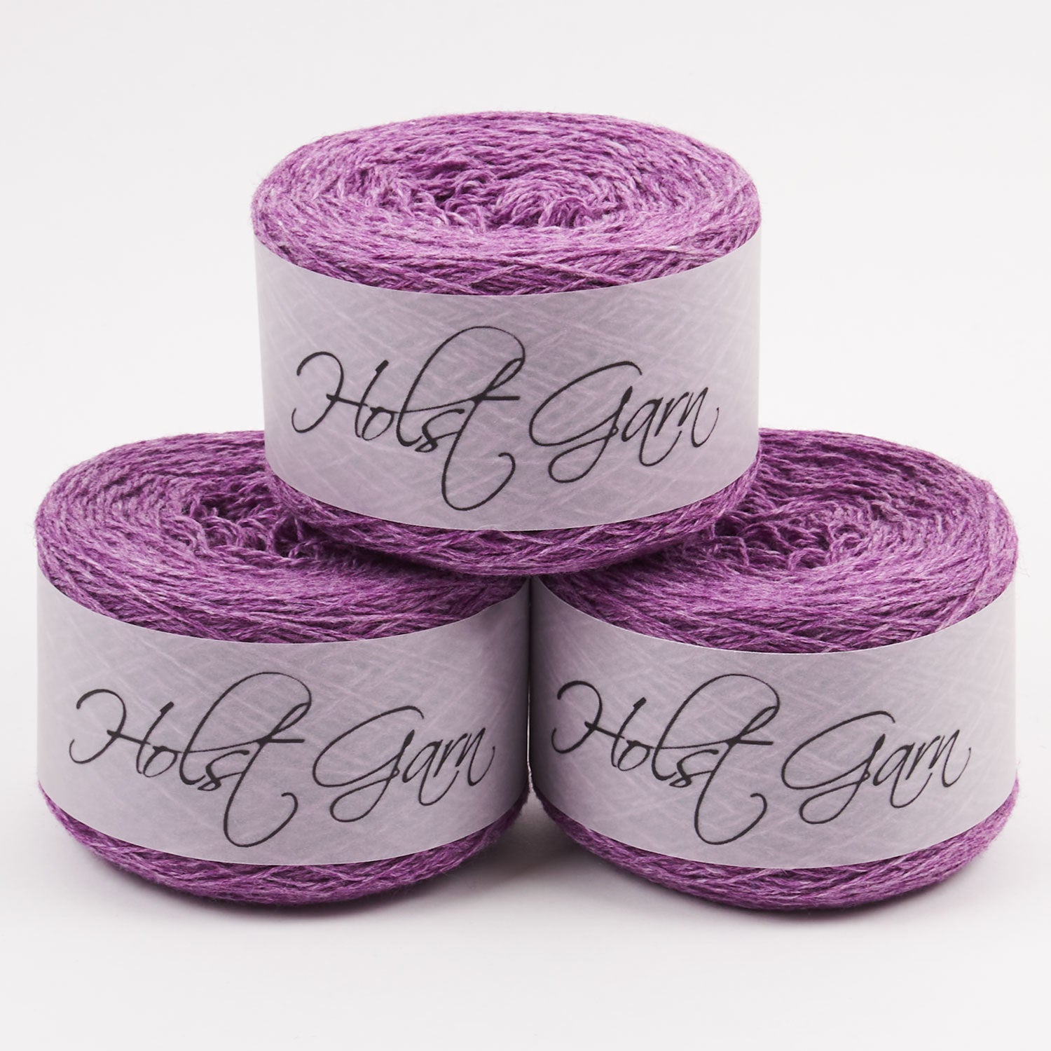 Holst Garn COAST - BUTTERFLY Lambs Wool Cotton Light Fingering purple Yarn