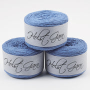 Holst Garn COAST - CALIFORNIA BLUE Lambs Wool Cotton Light Fingering blue Yarn